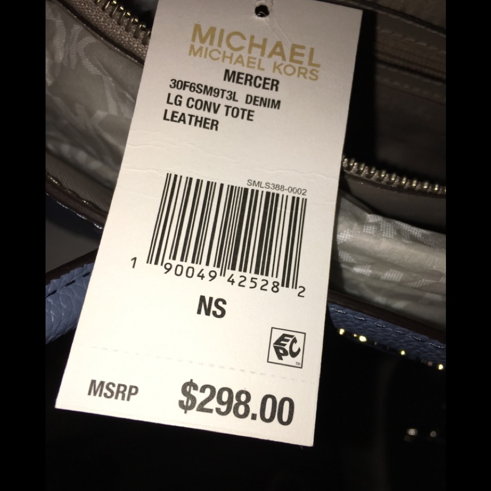 ⭐️HOST PICK⭐️ NWT 💯 Authent Michael Kors Large Convertible Mercer Tote - Picture 16 of 16